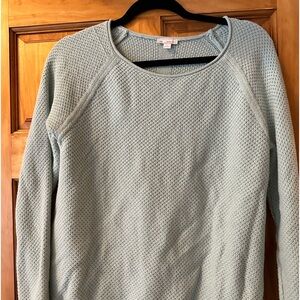 Mint green cotton sweater